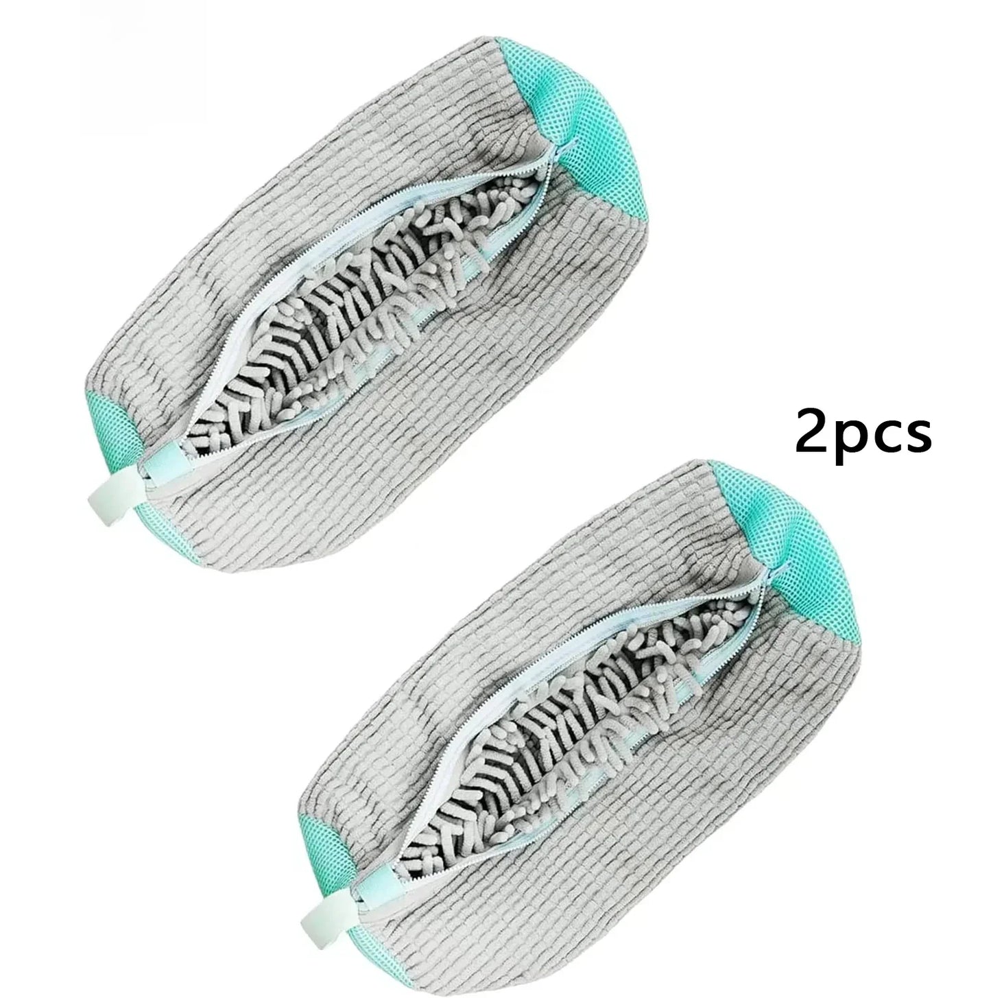 Fluffy Fiber 360° Surround Cleaning Shoe Washing Bag (1pc)