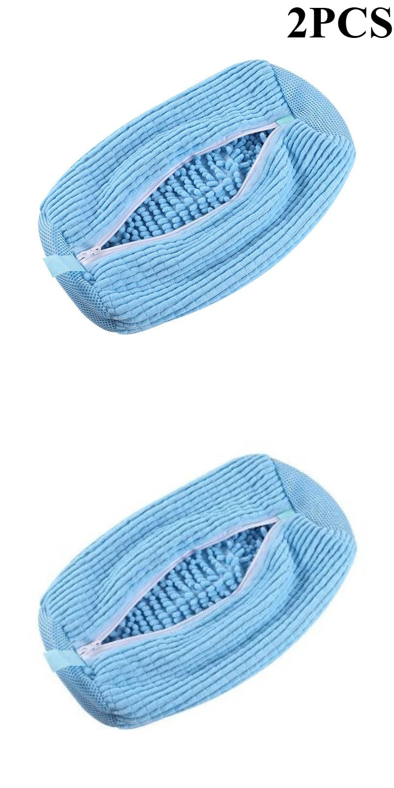 Fluffy Fiber 360° Surround Cleaning Shoe Washing Bag (1pc)